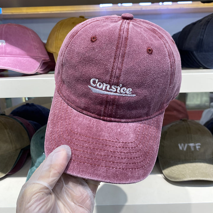 Men's Distressed Adjustable Denim Baseball Cap Stornfield