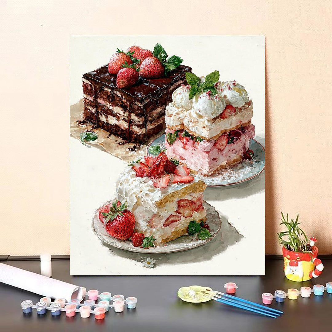 Gourmet Dessert-Themed Canvas Art Stornfield