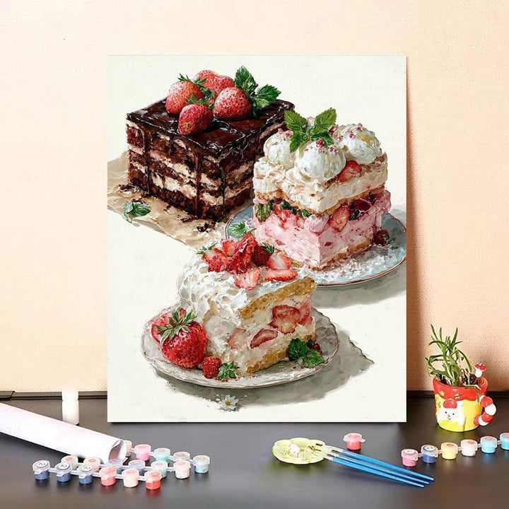 Gourmet Dessert-Themed Canvas Art Stornfield