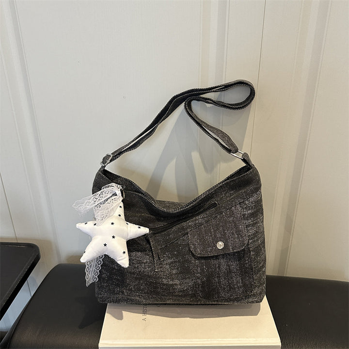 Casual Fabric Shoulder Bag