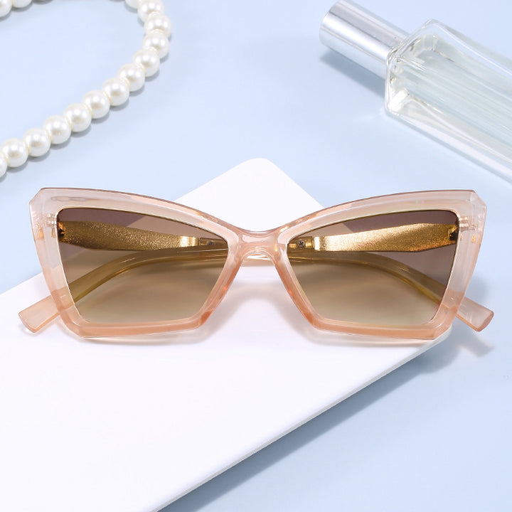 Women's Cat-Eye Sunglasses with Luxurious Transparent Frame Stornfield