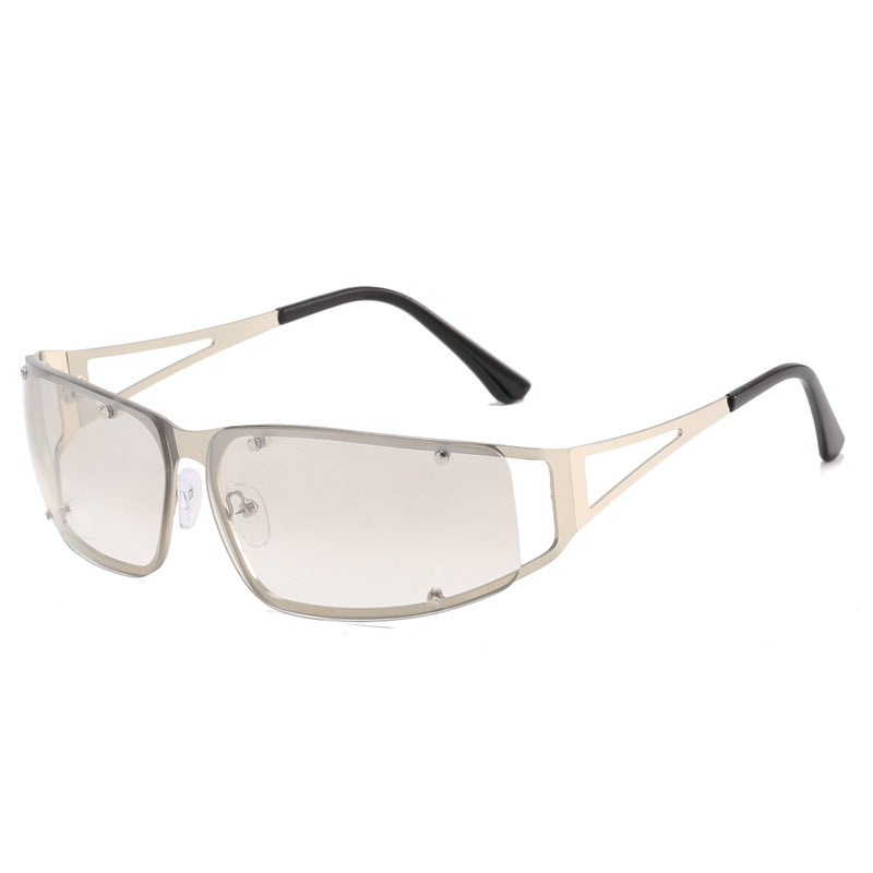 Women's fashionable sunglasses with futuristic design and exquisite metal frame Stornfield