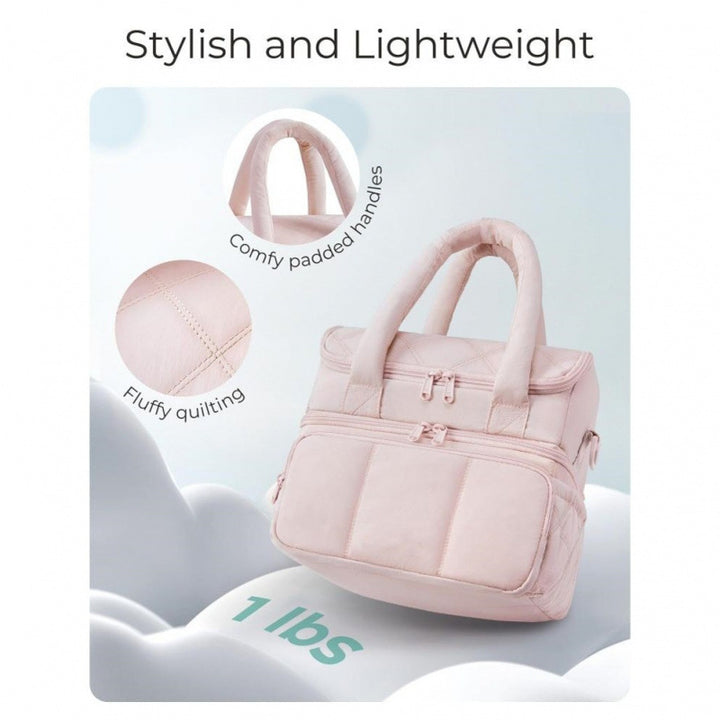 Stylish cosmetic travel bag with multiple compartments Stornfield