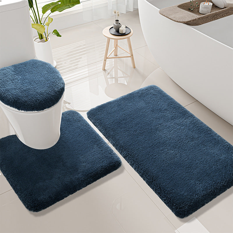 Plush Bathroom Mat Set