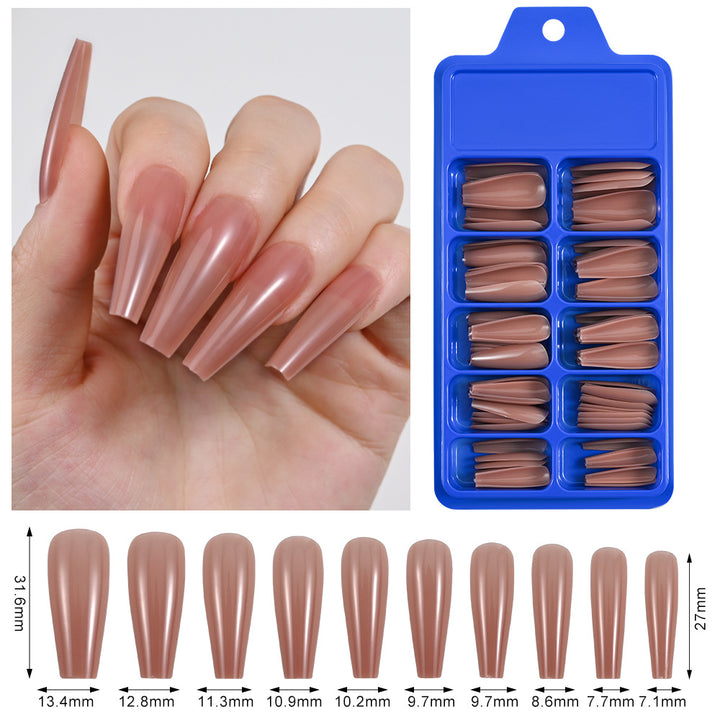 Luxurious Long Dual-Shape False Nail Set Stornfield