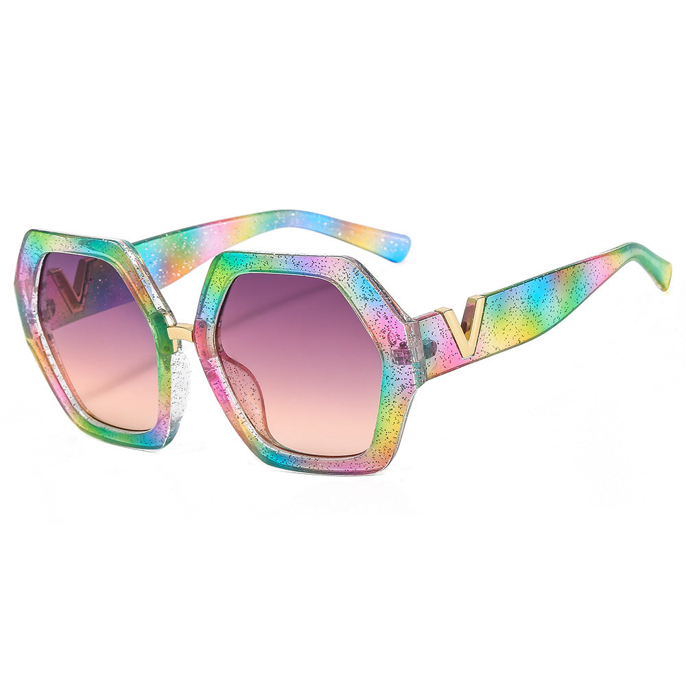 Ladies elegant sunglasses with sparkling frame Stornfield