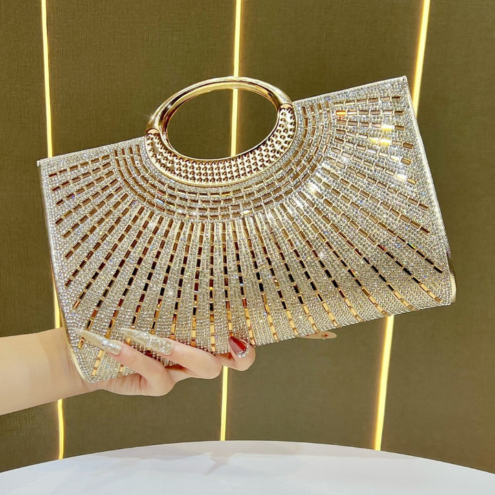 Statement Metallic Evening Clutch