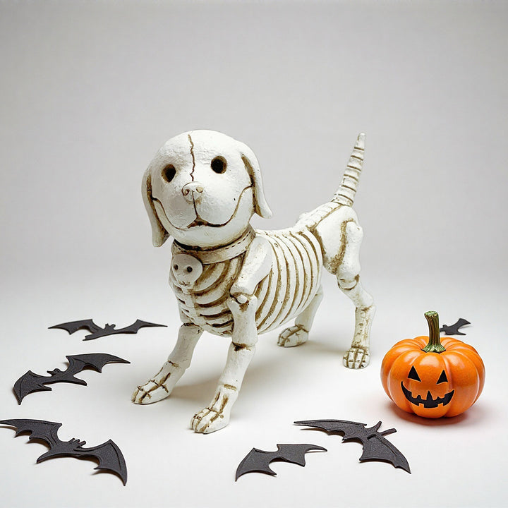 Decorative Dog Skeleton Figurine Stornfield