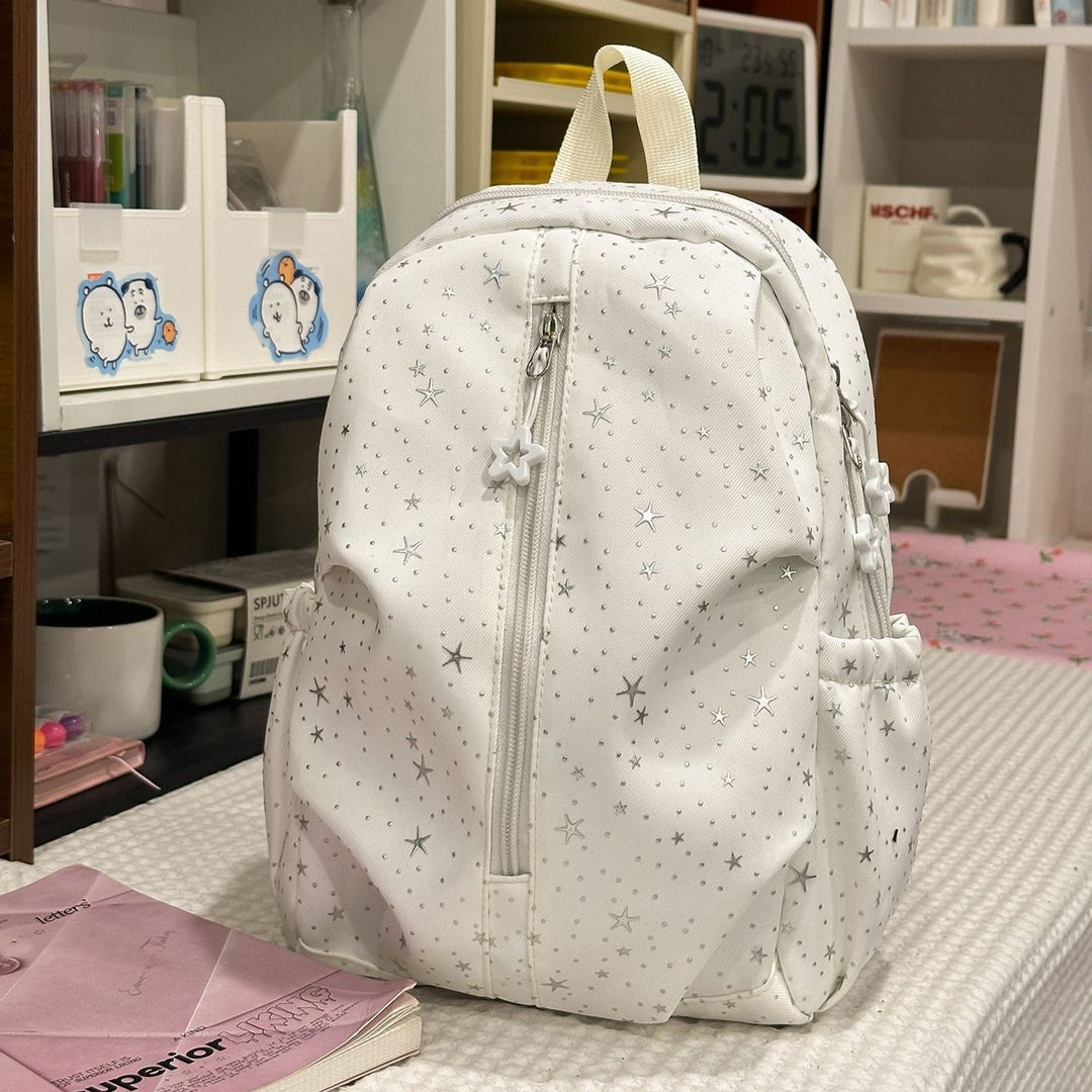 Star-Print Casual Backpack Stornfield