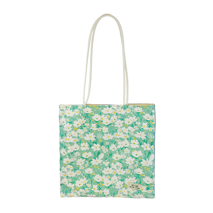 Floral Print Reusable Shopping Tote