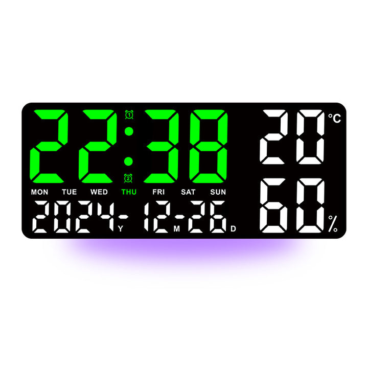 Digital multifunction alarm clock with large LED display Stornfield