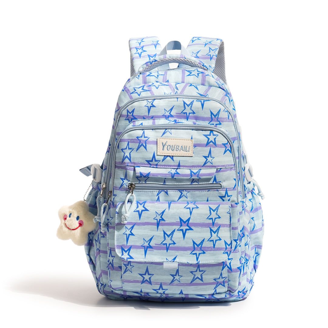 Fun Star-Patterned School Backpack Stornfield