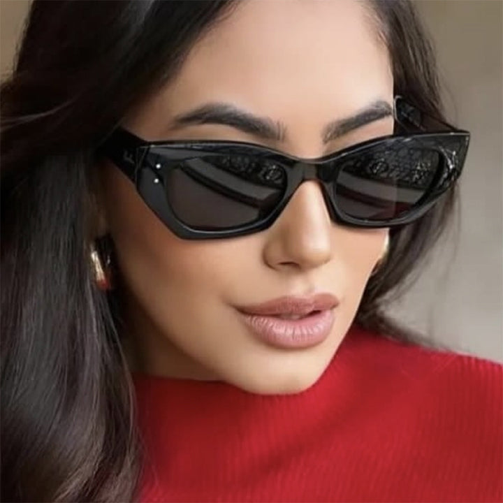 Women's trendy Cat-Eye sunglasses with elegant plastic frame Stornfield