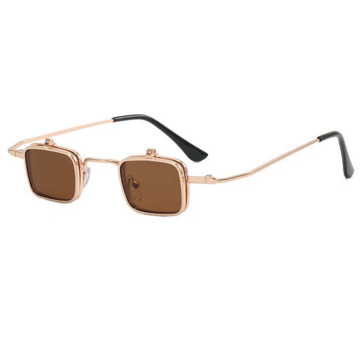 Ladies Designer Sunglasses with Square Metal Frame Stornfield
