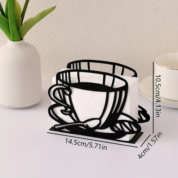 Elegant napkin holder made of metal Stornfield