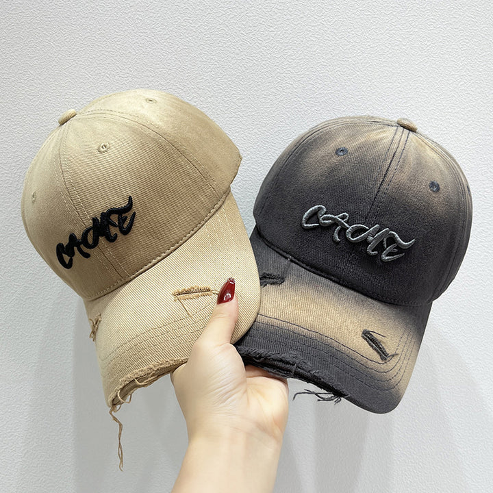 Men's Distressed Front Embroidered Baseball Cap Stornfield