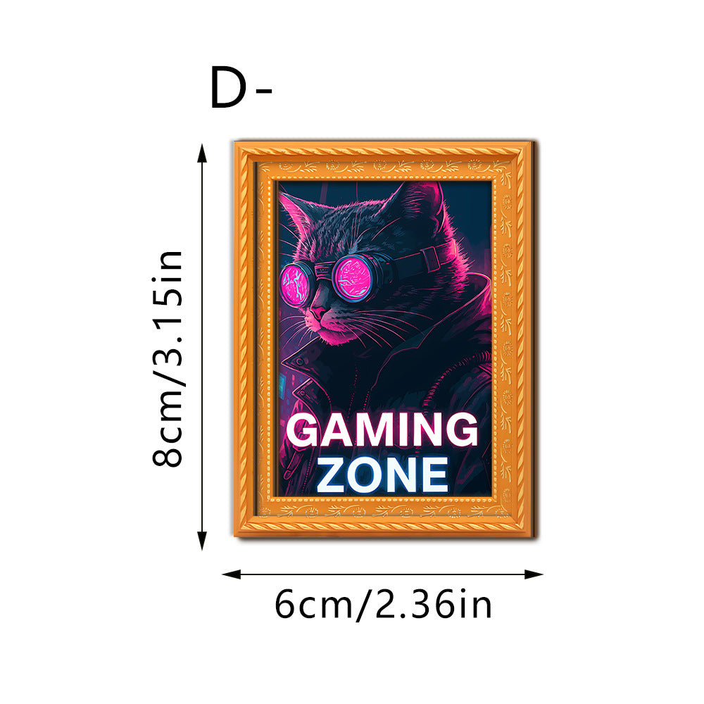 Decorative cat art with futuristic design Stornfield