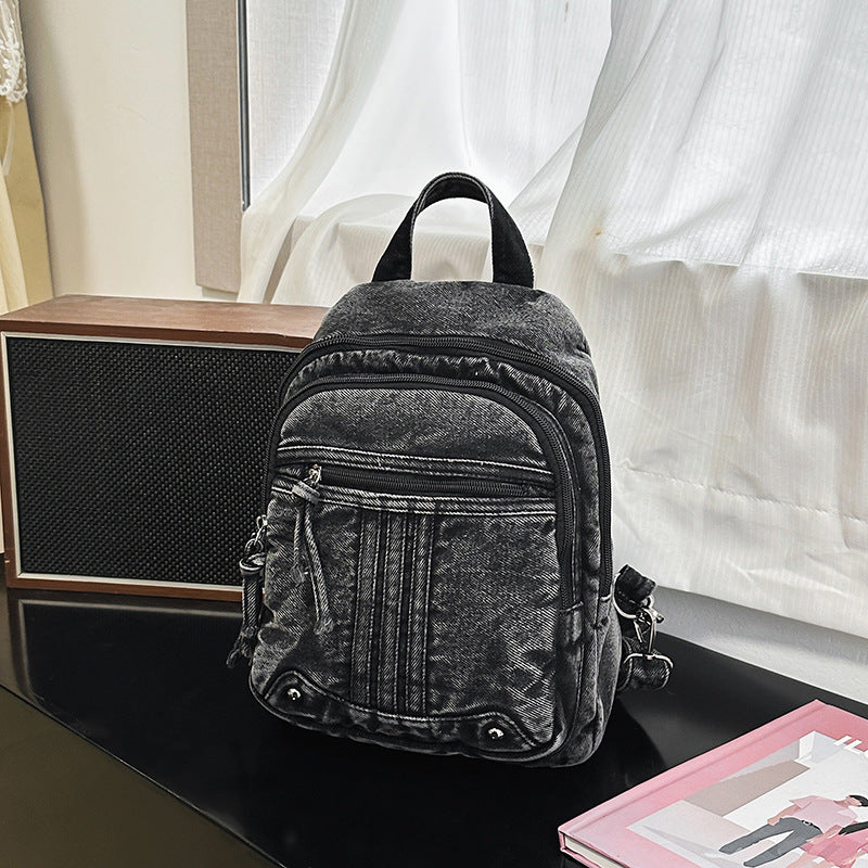 Multifunctional Denim Backpack Stornfield