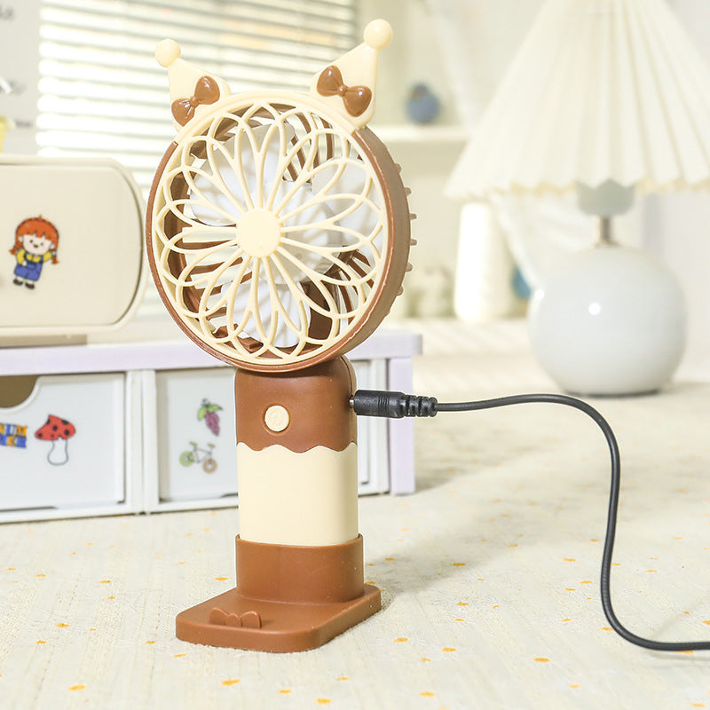 Women's Portable Hand Fan with Ergonomic Handle Stornfield