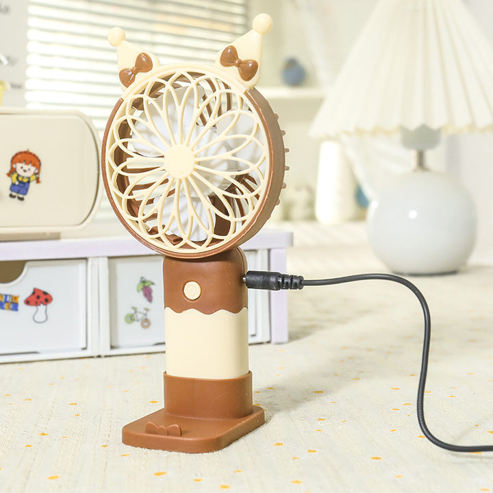 Women's Portable Hand Fan with Ergonomic Handle Stornfield