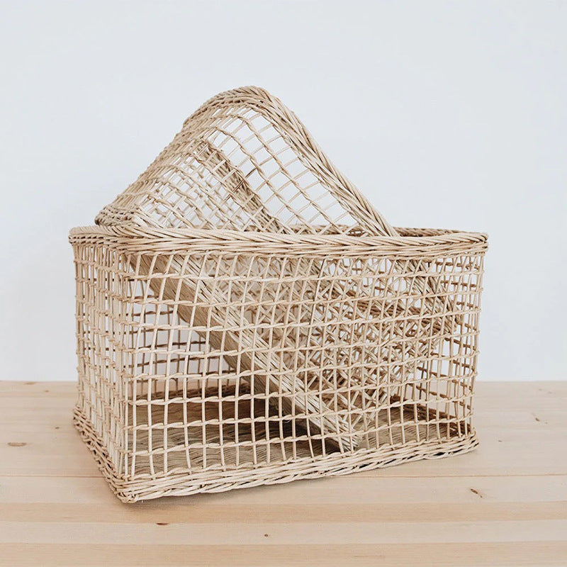 Storage basket with woven design Stornfield