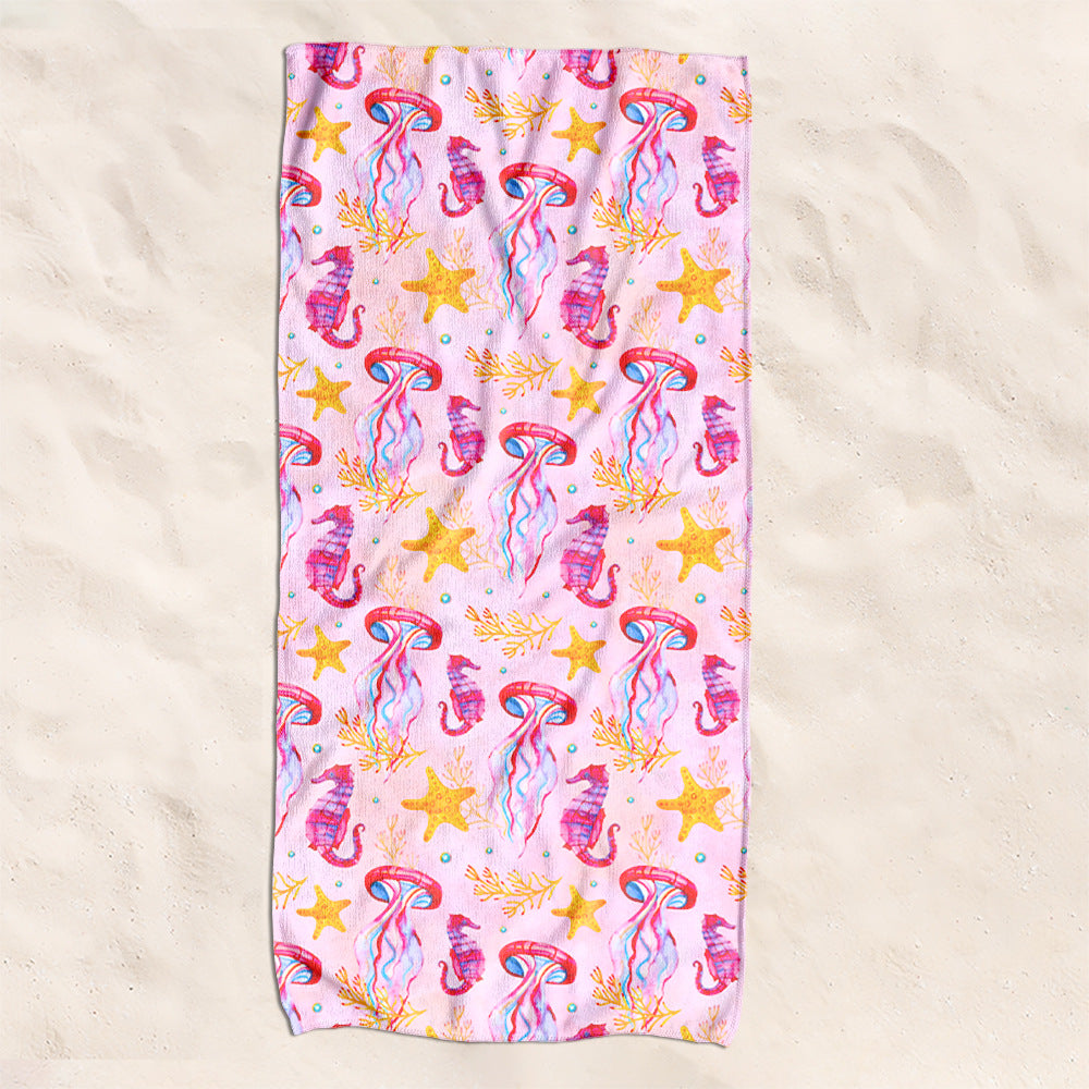 Beach towel with creative turtle pattern Stornfield
