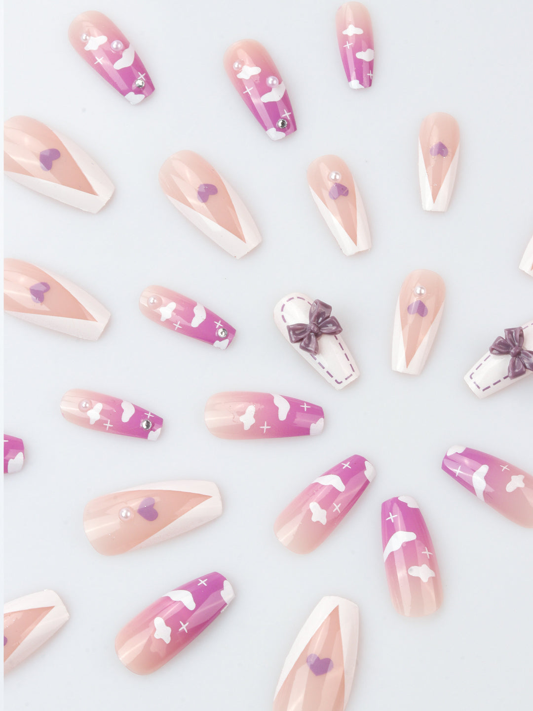 Artistic Cloud Design Nail Art Stornfield