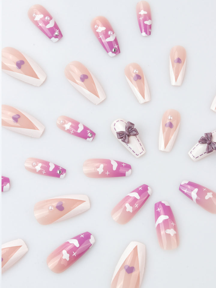 Artistic Cloud Design Nail Art Stornfield