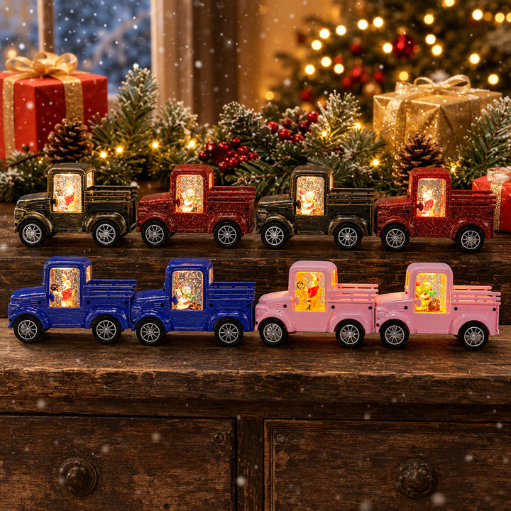 Light-Up Christmas Truck Decoration