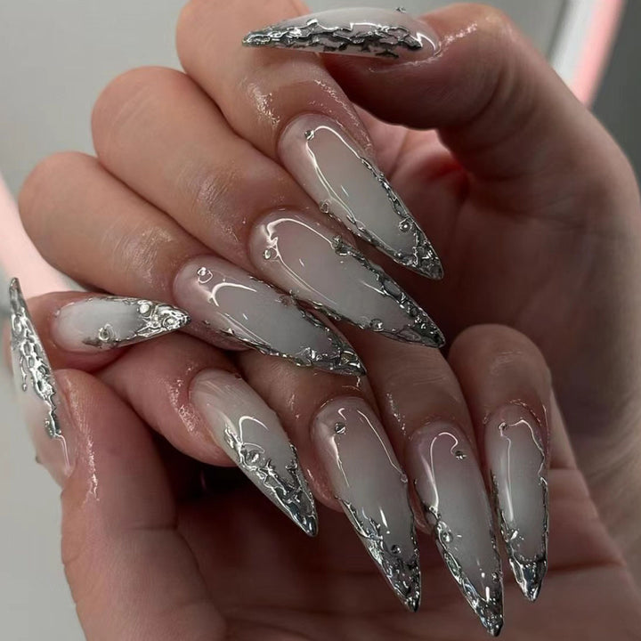 Angular Stiletto Press-On Nail Extensions Stornfield