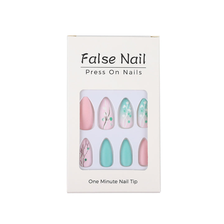 Artificial nails in romantic floral design Stornfield