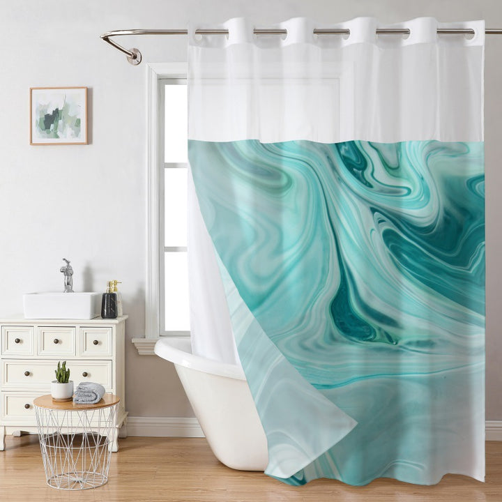 Luxury Marble Design Shower Curtain Stornfield
