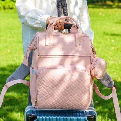 Quilted Multi-Functional Backpack Stornfield