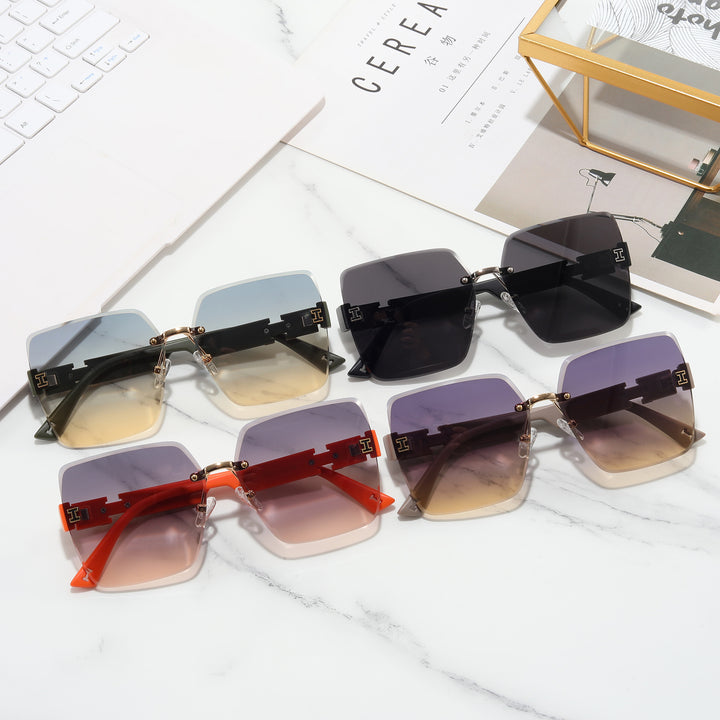 Women's oversized square sunglasses with stylish accents Stornfield