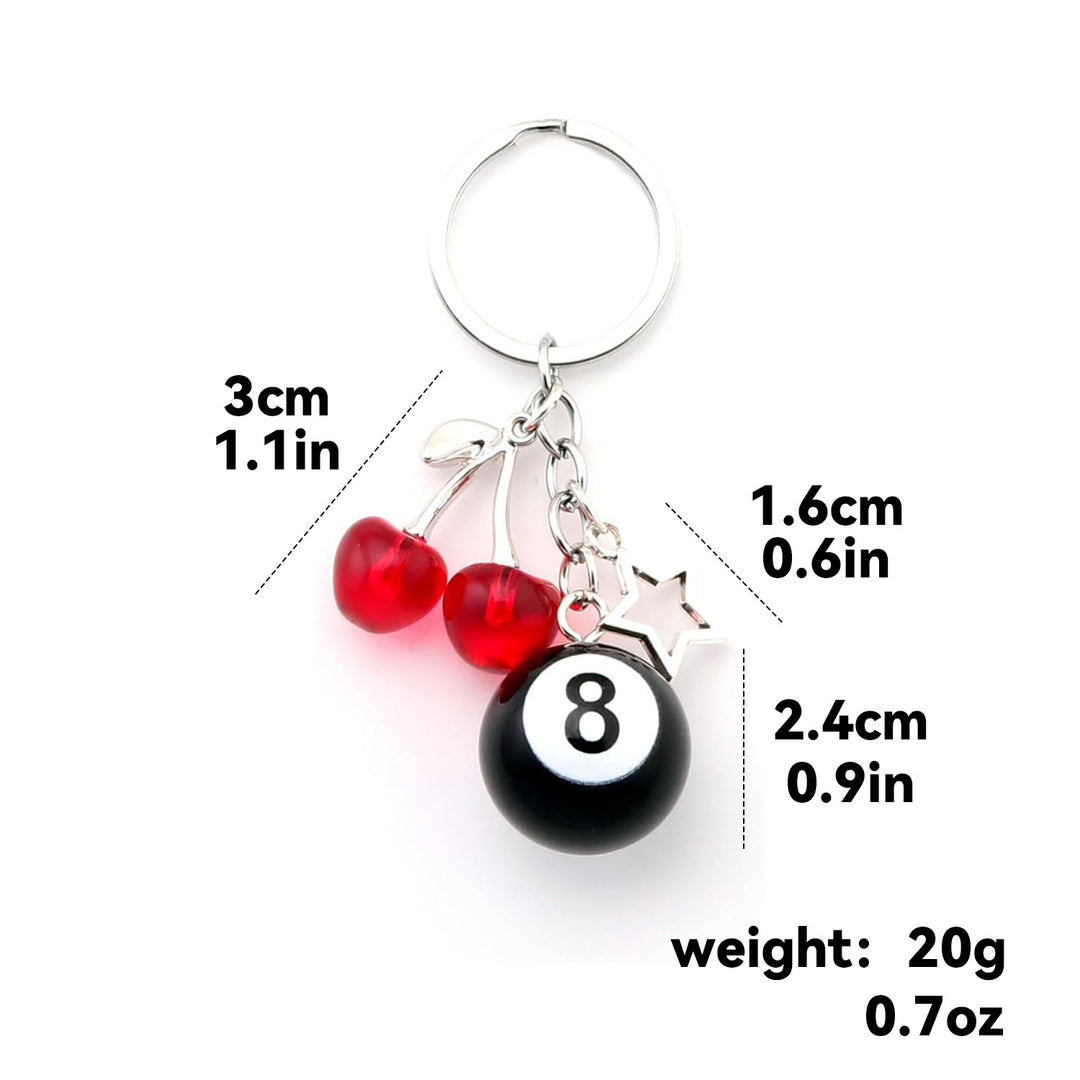 Keychain with Colorful Dice Stornfield