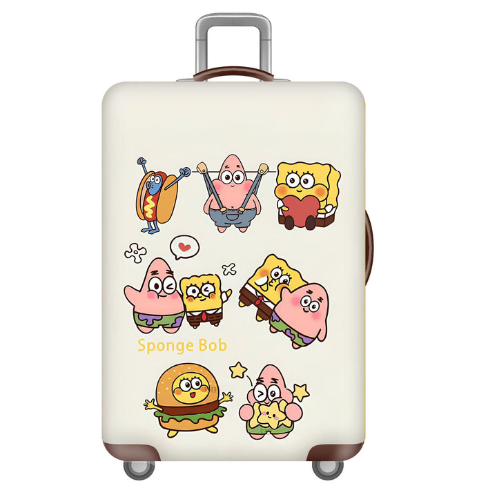Unisex Hard Shell Suitcase with Creative Travel Motif Stornfield