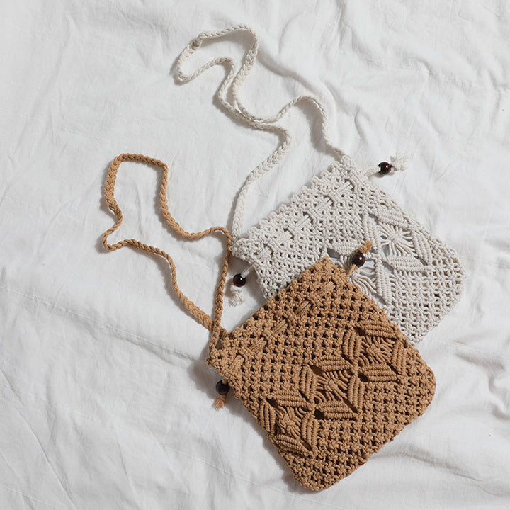 Macrame Bag with Adjustable Shoulder Strap Stornfield