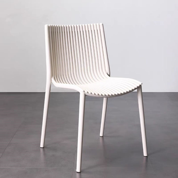 Contemporary Slatted Dining Chair Stornfield