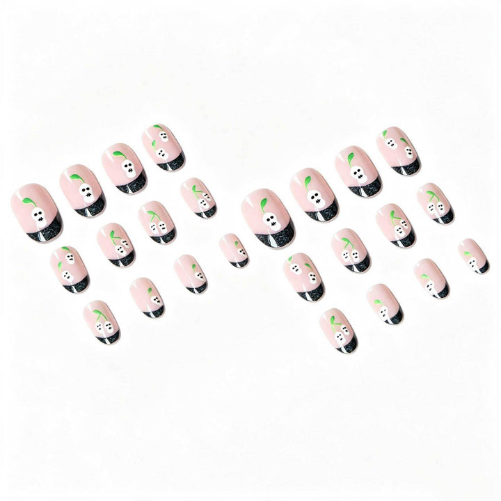 Artistic Skull-Themed Nail Art