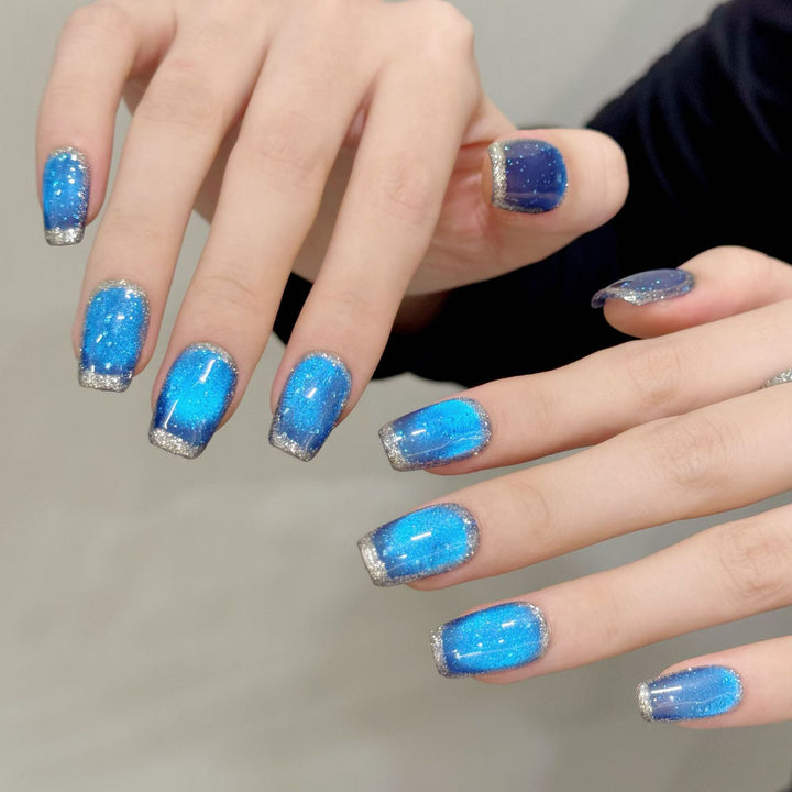 Glitter Gradient Press-On Nail Set
