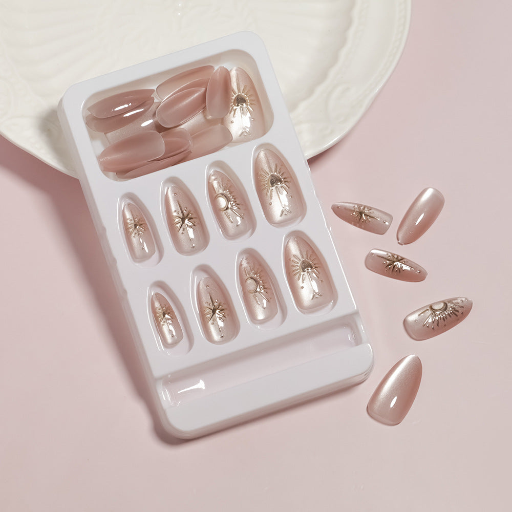 DIY Designer Press-On Nail Set Stornfield