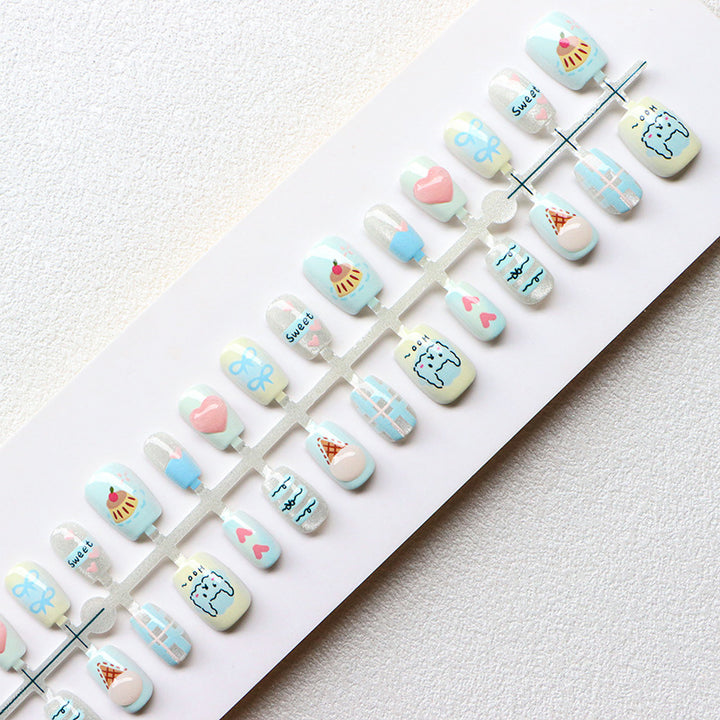 Creative Themed Press-On Nail Set Stornfield