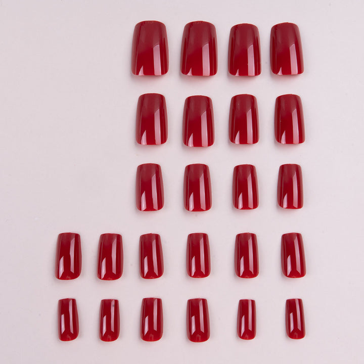 Premium Glossy Long Press-On Nails Stornfield
