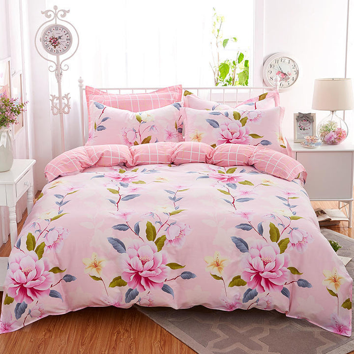 Playful Bear Checkered Comforter Set