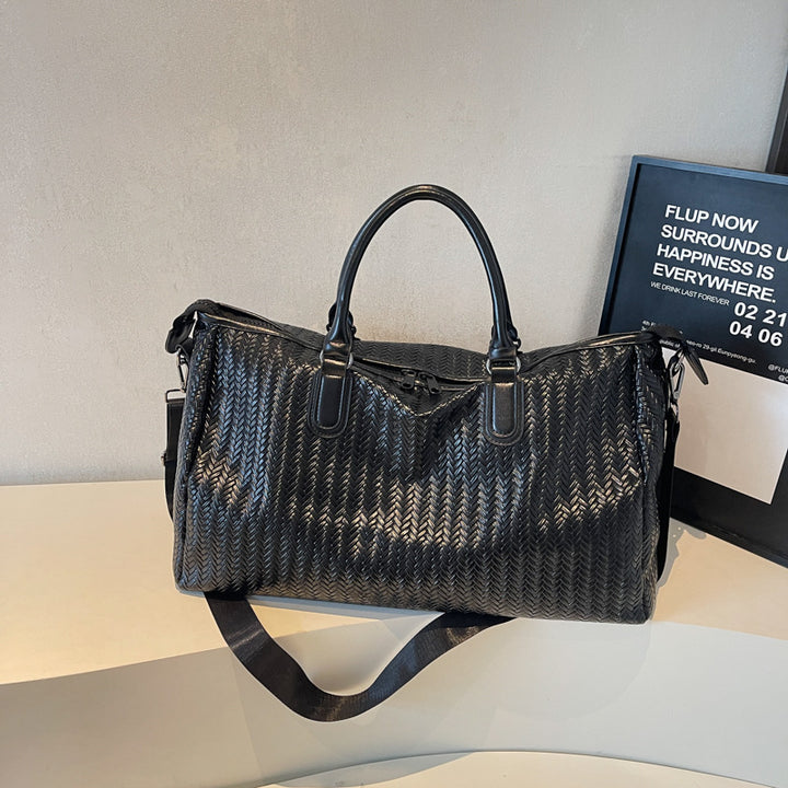 Noble and Durable Travel Bag in Modern Wave Pattern Stornfield