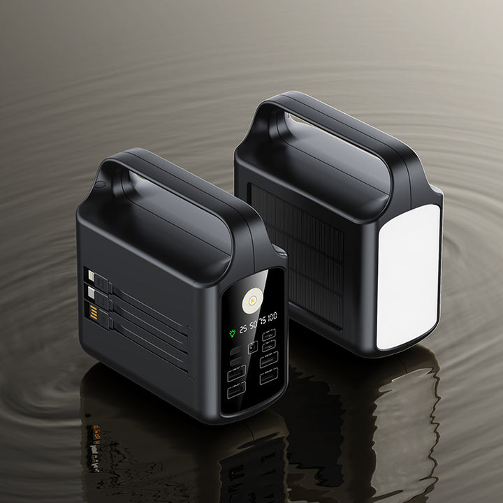 Portable Solar Powerbank with Multifunctional Charging Function Stornfield