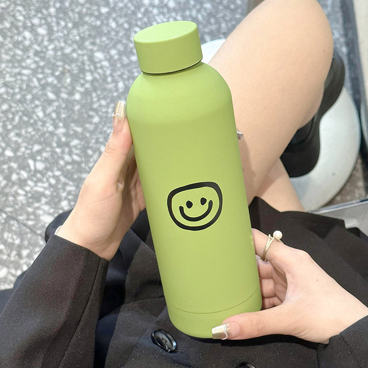 Women's Insulated Water Bottle with Fun Emoji Design Stornfield