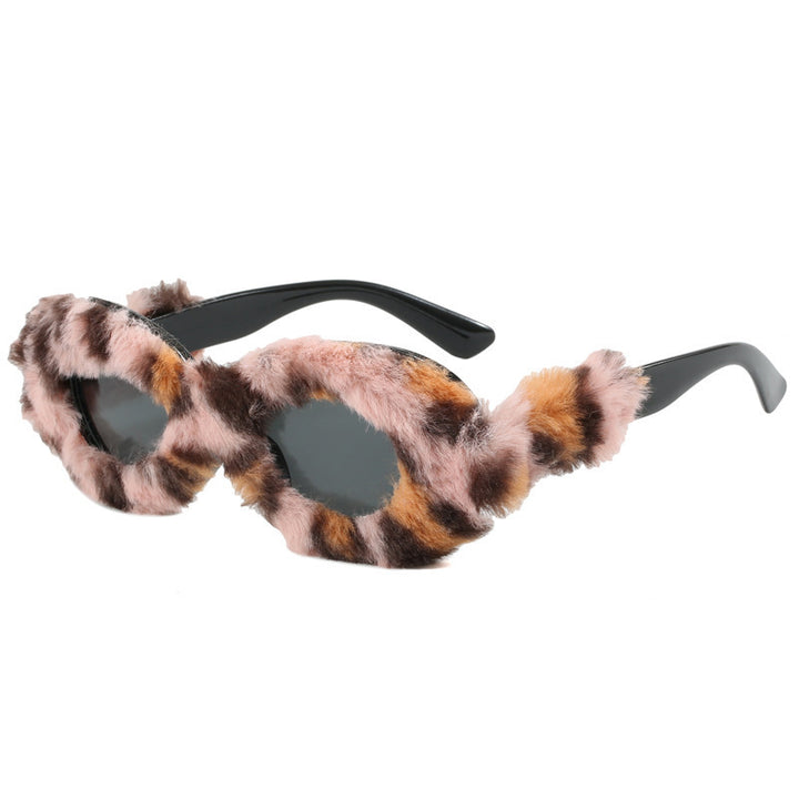 Women's fashionable sunglasses in trendy fleece design Stornfield