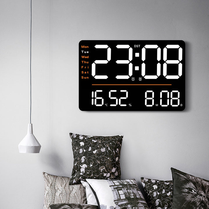Digital Alarm Clock with Multifunction Temperature and Day of the Week Display Stornfield