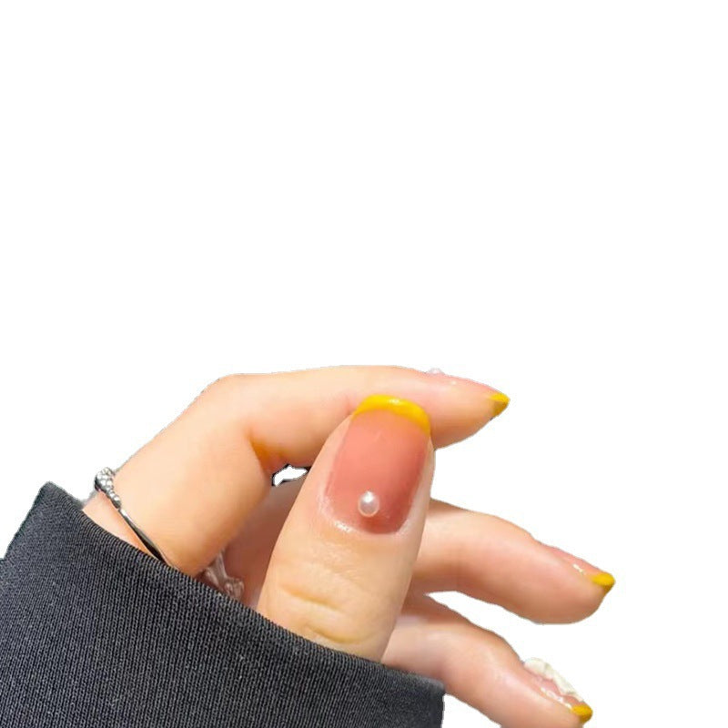 Art nails with elegant 3D flowers and glitter accents Stornfield